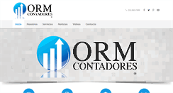 Desktop Screenshot of ormcontadores.com